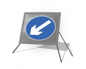 Directional Arrow Left Roll Up Sign